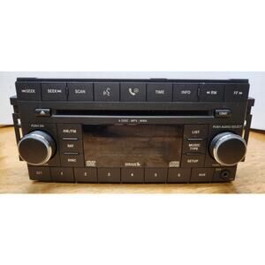 2008-12 Chrysler Dodge Jeep FM/AM Radio MP3 6 CD DVD Changer OEM P/N: 05064920AG